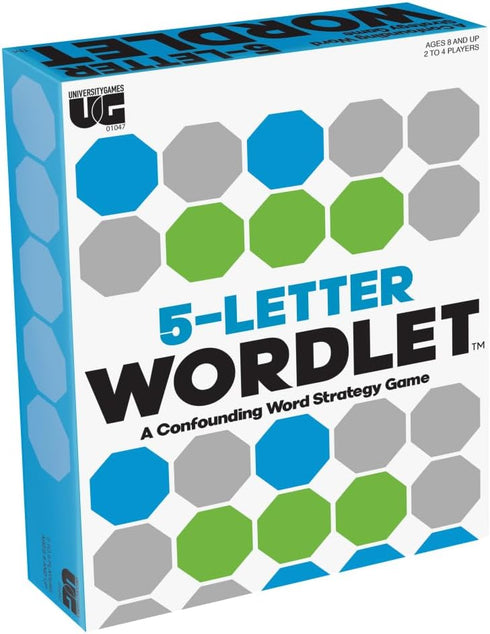 University Games | 5 Letter Wordlet Game for 2-4 Players Ages 8 and Up