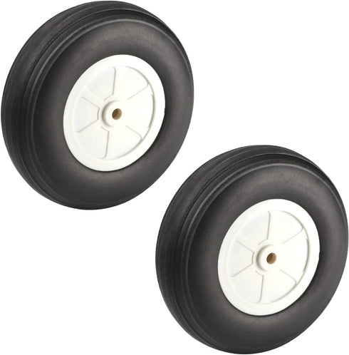 Fielect 3.5 inch Super Light Sponge Tire and Wheel Sets for RC Model Airplane and Car, PU Sponge Tire