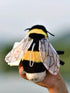 Cute Honeybee Plush Doll, Soft Bee Plush Toy, Stuffed Animal Doll, 17cm