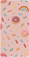 CZXW Donuts and Sprinkles Crib Sheets Fitted 52" x 28" Natural Cotton Soft