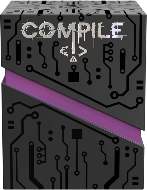 Greater Than Games: Compile: Main 1 - Area Control Strategy Card Game for 2 Players, Competing AI, Ages 14+, 20 Min