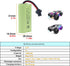 3.7V 1600mAh Li-ion Battery with SM-2P Plug and USB Charging Cable Suitable for 9962 8837 RC Toy Car Engineering Vehicle Truck Spare Battery