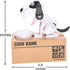 PowerTRC Dog Coin Bank, Cute Money Bank for Kids, Fun Savings Piggy Bank Gift for Boys and Girls, Adults