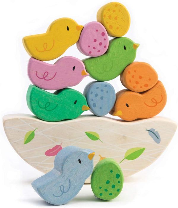Tender Leaf Toys - Rocking Baby Birds - 12 Piece Balance Toy
