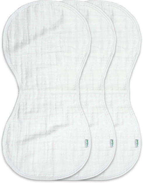 green sprouts Muslin Burp Cloths made from Organic Cotton | 4 absorbent