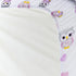 2 Pack 100% 2 Set n Play Mattress Sheets Percale Weave Cotton Soft Portable Crib Mattress Sheets for Girls