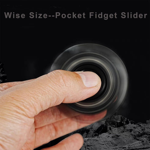 JC JIUCHUANG EDC Fidget Sliders Adults Metal Fidget Toys Adults for ADHD & Anxiety Autism Stress Relief Cool Clicker