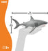 3+ Schleich Wild Life Realistic Great White Shark Figurine - Durable and Educational Ocean Shark Animal Figurine Toy