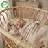 100% 40" 30" Organic Cotton Knit Baby Blanket for Boys and Girls- Pointelle Swaddle Blanket - x Soft Receiving Blanket