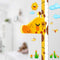 Baby Height Growth Chart Ruler - 3D Movable Giraffe Height Ruler for Kids Room Decor, Nursery Animal Wall Decals