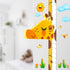 Baby Height Growth Chart Ruler - 3D Movable Giraffe Height Ruler for Kids Room Decor, Nursery Animal Wall Decals