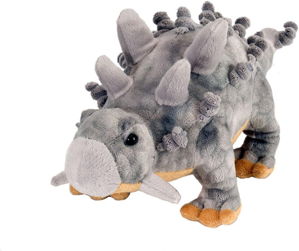 Wild Republic Ankylosaurus Plush, Dinosaur Stuffed Animal, Plush Toy, Gifts For Kids,