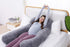 AS AWESLING Pregnancy Pillow, U Shaped Full Body Pillow, Nursing, Support and Maternity Pillow for Pregnant Women