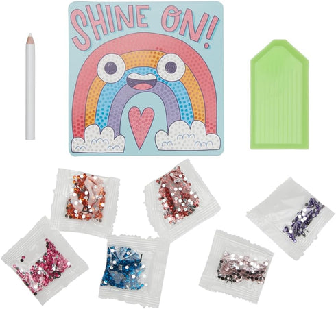 Ooly Razzle Dazzle DIY Mini Gem Art Kit - Rad Rainbow by Ooly