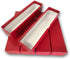 Guardhouse 9" Single Row Storage Box for 2" Paper and Plastic Coin Holders, 5 Pack, Red