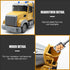 6 1:24 360 Fistone RC Cement Mixer Toy, Channel Truck with Lights, Electric Degree Stirring Vehicle, Rechargeable