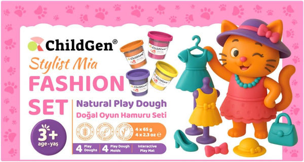 ChildGen Paw Pals Play Dough Set Natural Non-Toxic Sensory Dough for Kids,