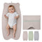 Blissful Diary Vegan Leather Portable Changing Pad, Wipeable & Waterproof Baby Change