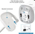 Baby Monitor Holder, Flexible Crib Clip Mount Compatible with VTech VM819, No Tools or Wall Damage - White