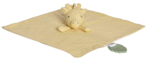 Giraffe-Themed Comforter with Rubber Teether - Perfect for Babies