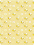 miaozhen 1 Pack 52x28 Cotton Baby Crib Sheets for Boys Girls Comfy Breathable Bumble Bees Yellow Cute Toddler
