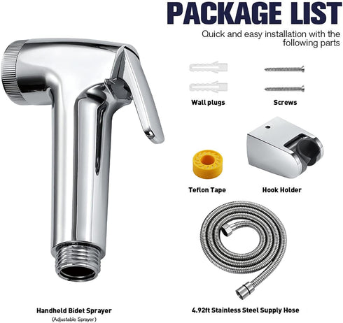 ZLOCYIVHE HandheldSprayer Kit Cloth Diaper Sprayer ABS Round ShapeSprayer for Toilet for Toilet-Adjustable Water