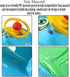 Baby Pool Float with Canopy, Summer Steering Wheel Sunshade Swim Ring for Kids and Toddlers
