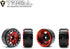 Treal 1.55'' Beadlock Wheels (4P) - Aluminum CNC Machined for 1/18 UTB18 and 1/10 RC Crawler