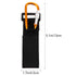 SWETRACE 2pcs Stroller Hooks Aluminum Alloy with Pu Strap, Anti-Slip Pram Clips for Diaper Bags and Grocery, Universal