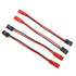 10Pack ShareGoo 10CM 20AWG JST Female Plug to JR Male Servo Receiver Connector Adapter Cable for RC Car
