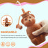 8-Ounce Mootikar Honey Bear Silicone Straw Cup, Babies Water Drinking Cup, Therapy Sippy Bottles for Speech and Feeding