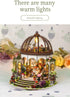 DIY Miniature House Kit,Green Garden Mini House Building Kit with LED & Furniture,Tiny House Dollhouse Kit for Adults