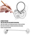 6 Pack Refrigerator Locks with 12 Keys - Child Safety Fridge Lock, Mini Fridge Lock, File Drawer Lock, Toilet Seat Lock
