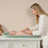 Baby Changing Pad Waterproof in EVA Foam, Baby Changing Mat Wipeable Baby Changing Table Pad, Adjustable Safety Belt