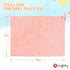 12 Pack, 7x9 Inch Orighty Baby Washcloths Microfiber Coral Fleece Baby Face Towels, Soft and Absorbent Wash Cloths