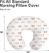 2 Pack, Little Grape Land Nursing Pillow Covers Soft & Breathable Removable Breastfeeding Pillows Covers for Feeding