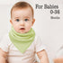 8 Pack 100% Baby Bibs Bandana Drool Bibs for Infant, Boys, Girls, Unisex Cotton Drooling Bibs, Soft and Absorbent