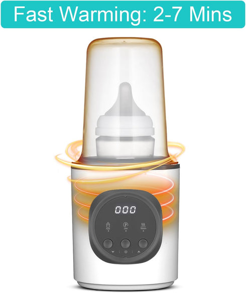Vaundra 120V Fast Baby Bottle Warmer for Breastmilk and Formula