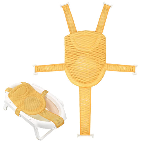 Colorlife Baby Bath Seat Support Net Infant Bathing Seat Support Mat, Adjustable