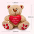 CaseTank 10 Inches Valentines Day Gifts for Her Kids: Teddy Bear Funny Cute Stuffed Animal Plush Present, Valentines