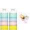 Manwetye 2 PCS 4 Layers Baby Milk Powder Dispenser, Milk Powder Pots,Formula Dispenser