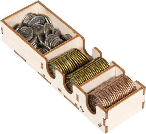 The Broken Token Game Organizer for 7 Wonders and Expansions, including Armada