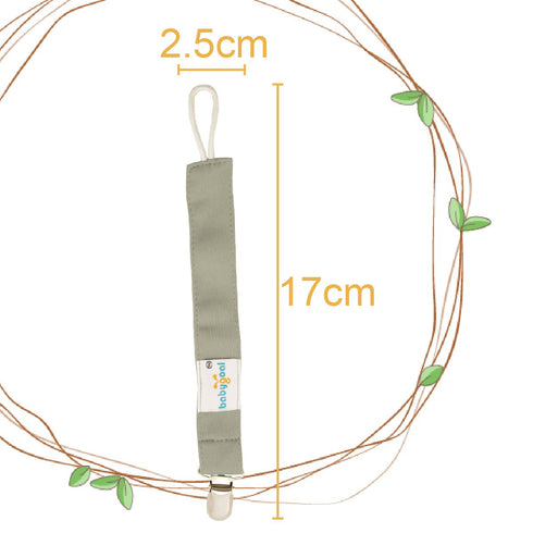 3 Pack MP01 babygoal Baby White Black Pacifier Clips, Pacifier Holder Clips for Boys and Girls Fits for Most Pacifiers
