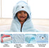 Made by Kalos Kalos Hooded Baby Towels for Newborn - Cotton Blend Large Baby Bath Towels with Hood for Boys, Girls