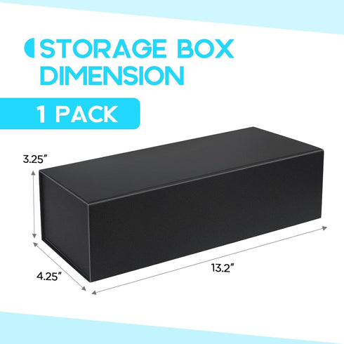Trading Card Storage Box - Toploader Holder Hobby Box for 800 Count Cards, 1 PACK
