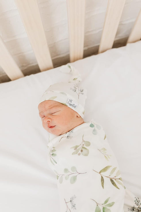 Haven Large Knit Baby Swaddle Blanket by Copper Pearl