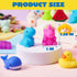 Set, 50 Pack JOYIN Mochi Squishy Toy Mini Squishy Mochi, Party Favors for Kids, Kawaii Stress Relief Toys, Basket