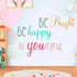 Inspirational Wall Decor Quotes for Boy Girl RoomBe Bright Be Happy Be Yout iful Decor for Living Room Bedroom