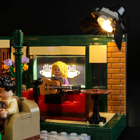 BRIKSMAX Led Lighting Kit for Friends Central Perk - Compatible with Lego 21319 Building Blocks Model