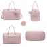 Mommy LOVEVOOK Diaper Bag Tote with Pacifier Case and Changing Pad, Large Capacity Bag for Hospital and Weekender